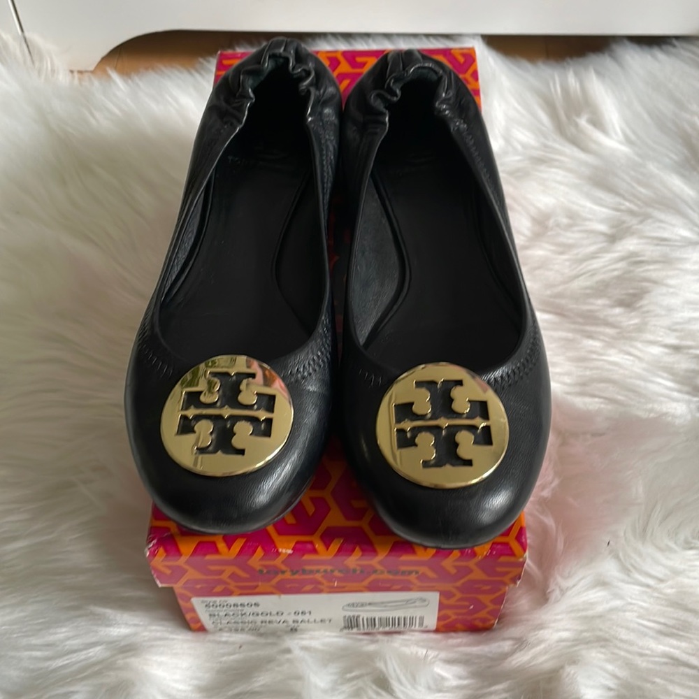 Tory Burch Reva Ballet Flat size 8
